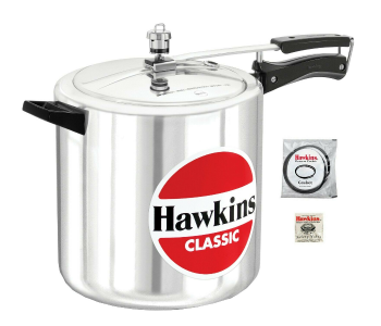 Hawkins D20W-CL12 12 Litre Classic Pressure Cooker - Silver in KSA
