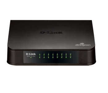 D-Link DL-SW-DES-1016AB 16 Port Unmanaged Switch - Black in OMAN