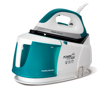 Morphy Richards 332014 Power Steam Elite Generator Iron With Carry Lock - White And Green in OMAN