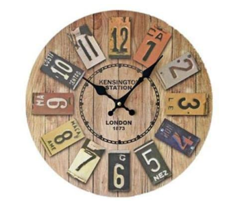 Express Delivery - FN-Europe Style Retro Ancient Real Wood Clock - Brown - ID 83667