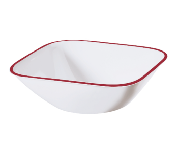 Corelle 1103189 650 Ml Soup Or Cereal Bowl Hanami Garden Sqr - White in KSA