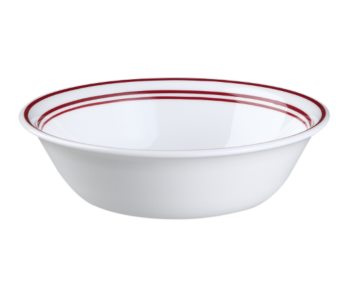 Corelle 1061145 Livingware 18 Ounce Soup Or Cereal Bowl Classic Cafe Red - White in KSA