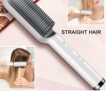 Best Selling in Beauty and Health For Professional Hair Straightener Tourmaline Ceramic Hair Curler Brush Hair Comb Straighteners Curling Hair Iron Hair Styler Tool - ID 85510