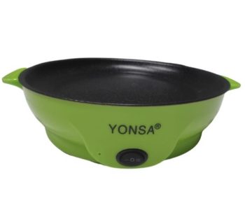 Yonsa Electric Frying Baking Pan- Green in UAE