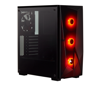 Corsair Carbide Series COR-GC-SPECDELTA-RGBBLK Tempered Glass Mid Tower ATX Gaming Case - Black in OMAN