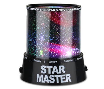 GIZMO Star Projector Lamp LED Colorful Light - Black in KSA