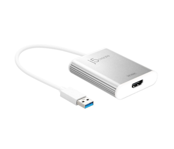 J5 Create JUA354 USB 3.0 To 4K HDMI Display Adapter - White in OMAN