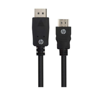 HP 1 Meter 2UX07AA Display Port To HDMI Cable - Black in UAE