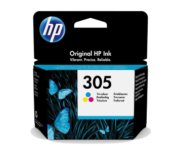 Express Delivery - HP 3YM60AE 305 Tri Color Original Ink Cartridge - ID 85705