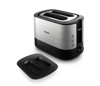 Philips HD2637 Viva Collection Toaster - Black And Silver in UAE