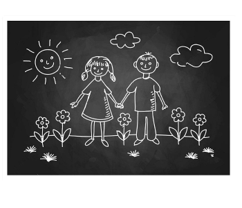 Express Delivery - Skeido Black Board Sticker Wall Paper Decor Removable Vinyl Chalkboard-A - ID 83691
