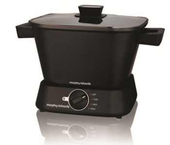 Morphy Richards 460751 Sear And Stew Square Slow Cooker 180W - Black in UAE