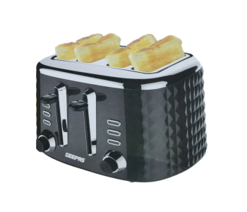 Geepas GBT36537 4 Slice Bread Toaster - Black in UAE