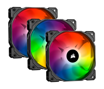 Corsair ICUE SP120 RGB PRO Performance 120mm Triple Fan Kit With Lighting Node CORE in OMAN