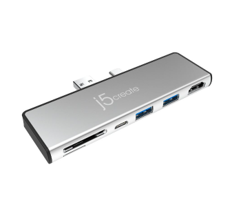 J5 Create JCD324 Ultra Drive Mini Dock For Surface Pro - Silver in OMAN