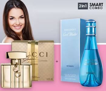 Gucci Premiere EDP 75 Ml For Women + Davidoff Cool Water Eau De Toilette Spray For Women - 100 Ml in OMAN