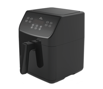 Evvoli EVKA-AF5508B 5.5 Liter 1700 Watts Digital Air Fryer With LED Digital Touch Screen,Timer And Temperature Control 8 Preset Programs - Black in UAE