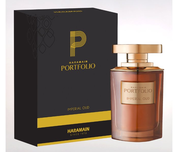 Express Delivery - Al Haramain Portfolio Imperial Oud 75ml Spray - ID 85045