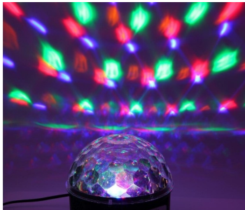 Magic Ball JA179 Crystal LED Stage Light Bluetooth MP3 Player With Remote in KSA