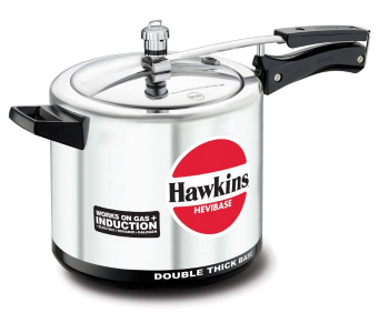 Hawkins HW40065 6.5 Litre Hevibase Induction Cooker - Silver in KSA