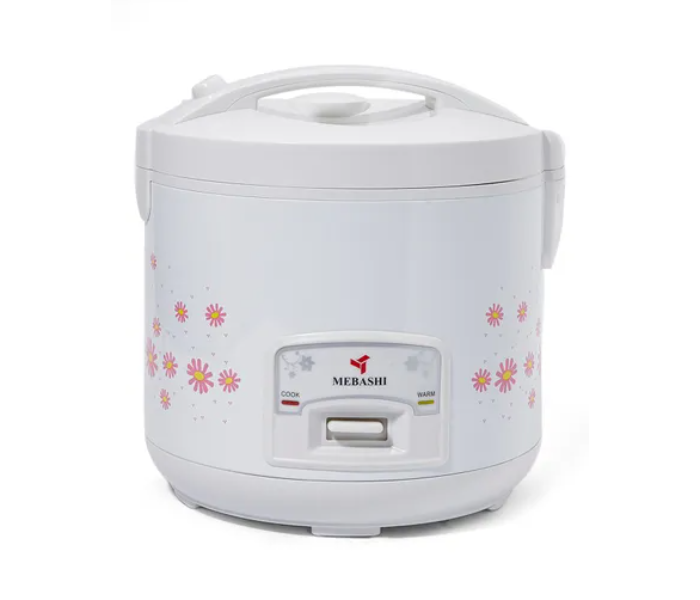 Mebashi ME-RC722 2.2 Litre Electric Rice Cooker - White in UAE