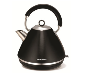 Morphy Richards 102002 1.5 Litre Accents Pyramid Kettle - Black in UAE