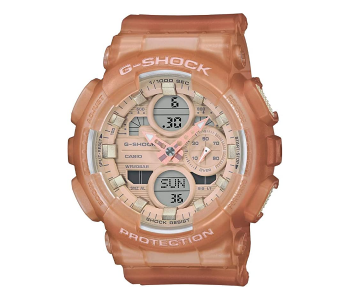 Casio G-Shock GMA-S140NC-5A2DR Semi Transparent Brown Dial Analog And Digital Watch For Women - Brown in UAE
