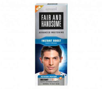 Express Delivery - Emami 100ml Fair and Handsome Advanced Whitening Instant Boost Face Cream for Men - ID 84510