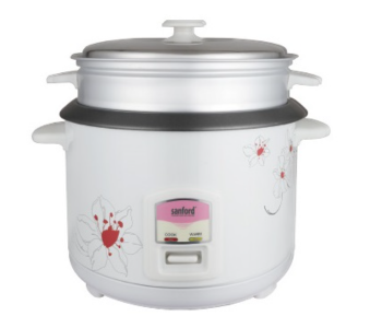 Express Delivery - Sanford SF2514RC 1.5L Cylinder Rice Cooker - White - ID 90020