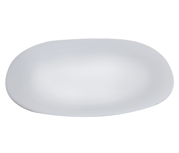 Delcasa DC1949 8 Inch Opalware Dinner Plate - White in UAE