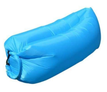 Outdoor Hangout Fast Inflatable Sleeping Bed Sofa - Blue in UAE