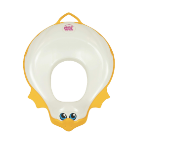 OKBaby 038785-68 Ducka Funny Toilet Seat Reducer With Slip-proof Edge - White in UAE