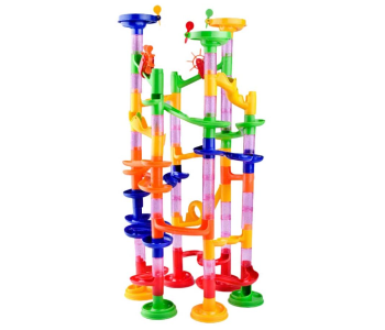 105 Pieces Assembled Ball Pipe Railway Building Blocks Construction Track Game Toys in OMAN