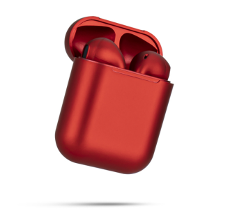 TWS Earphone Wireless Bluetooth Airpod - Red in KSA
