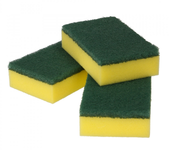 Express Delivery - Homeway BM270  Set of 3 Pieces Sponge Scourer - ID 88226