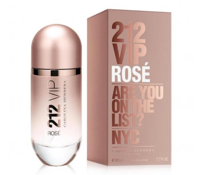 Express Delivery - Carolina Herrera 212 VIp Rose 80ml Eau de Parfum For Women - ID 89355