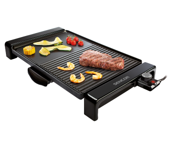 Sencor SBG 106BK 2300W Barbecue Flat Grill With 2 Grilling Surfaces - Black in KSA