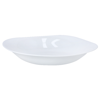 Express Delivery - Delcasa DC1950 9 Inch Opalware Soup Plate - White - ID 86987