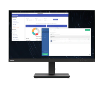 Express Delivery - Lenovo ThinkVision S24e-20 23.8 inch FHD Monitor - Black - ID 88264
