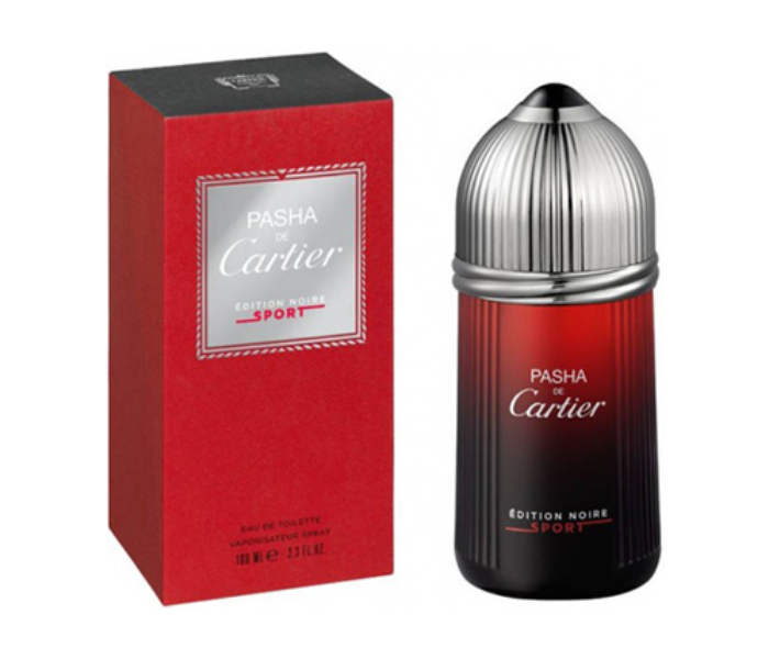 Express Delivery - Cartier 100ml Edition Noire Sport Eau de Toilette For Men - ID 90236