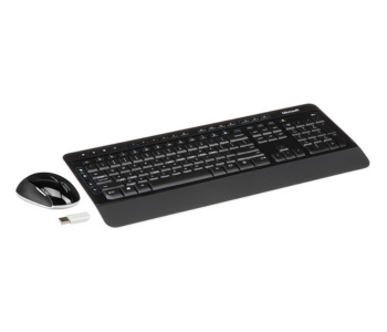 Microsoft PP3-00001 Wireless Desktop 3050 Keyboard And Mouse - Black in UAE