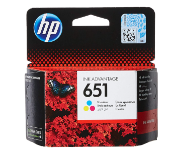 New Arrivals For HP C2P11AE 651 Tri-Color Ink Advantage Cartridge  - Cyan, Magenta, Yellow - ID 87478
