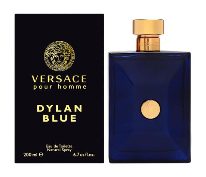 Express Delivery - Versace 200ml Pour Homme Dylan Blue Eau de Toilette for Men - ID 97483