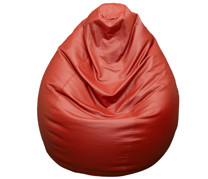 Express Delivery - Lazy Panda EMARAXXL XXL Eco Leather Bean Bag - Maroon - ID 94032
