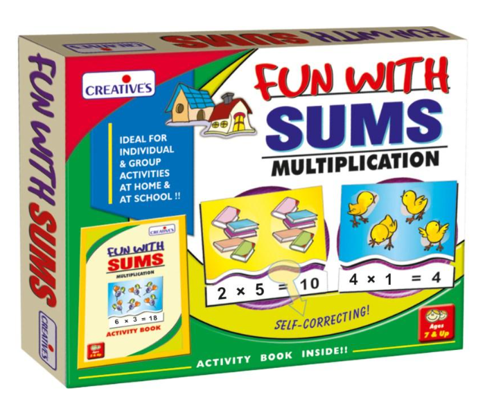 Express Delivery - JMsouq Creative Educational CE00924 Fun with Sums Multiplication Educational Game for Kids - ID 92439