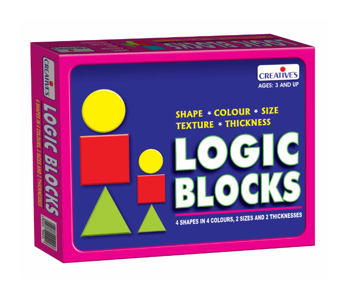 Express Delivery - JMsouq Creative Educational CE01018 Logic Blocks Educational Game for Kids - ID 92175