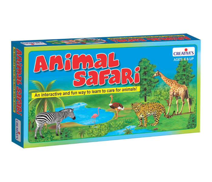 Express Delivery -  JMsouq Creative Educational CE00231 Animal Safari Board Game for Kids - ID 91639