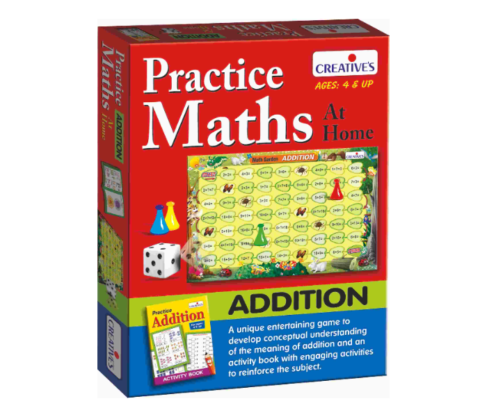 Express Delivery - JMsouq Creative Educational CE01069 Practice Maths at Home Addition Educational Game for Kids - ID 92430