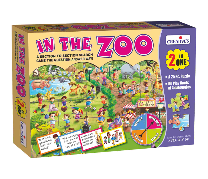 Express Delivery - JMsouq Creative Educational CE01020 In the Zoo Educational Game for Kids - ID 92072