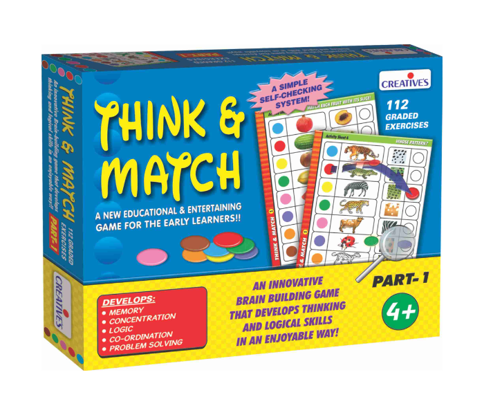 Express Delivery - JMsouq Creative Educational CE01058 Think and Match I Educational Game for Kids - ID 92075